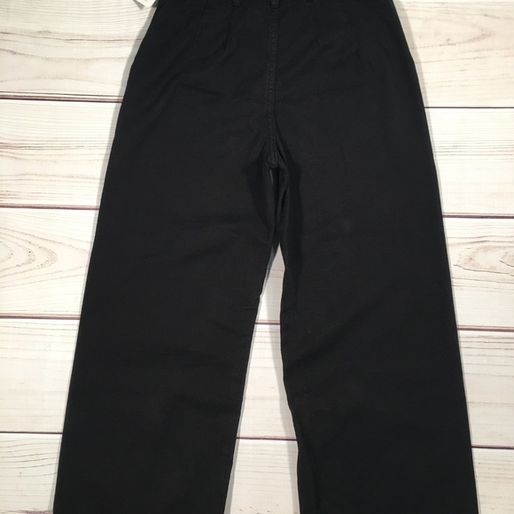 NWT FREE PEOPLE Black Wide Leg Pants Size 26 - Picture 5 of 8